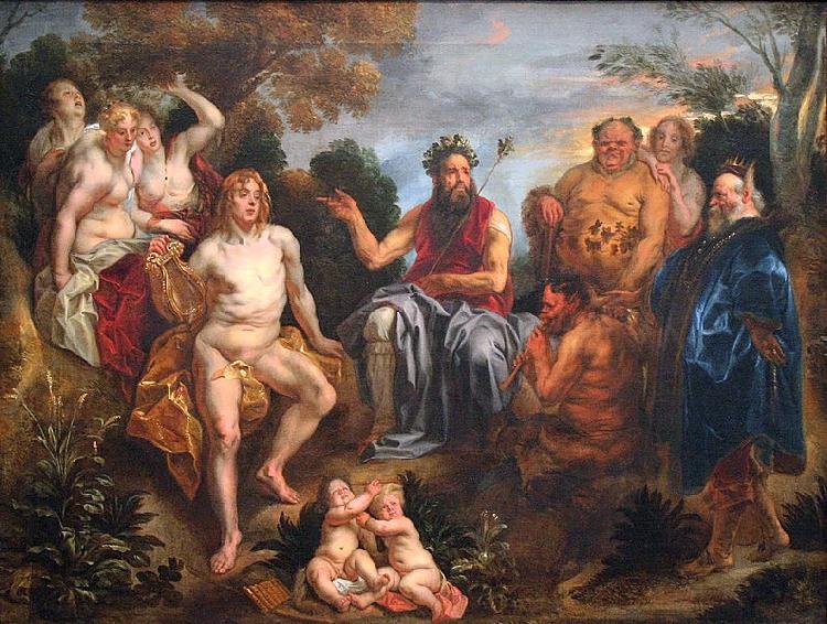Jacob Jordaens The Judgement of Midas oil painting image